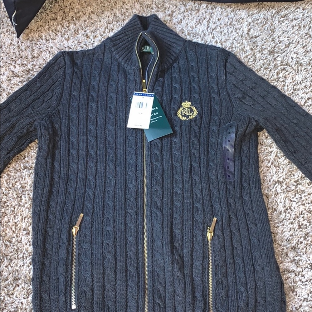 Brand new women’s polo zip-up